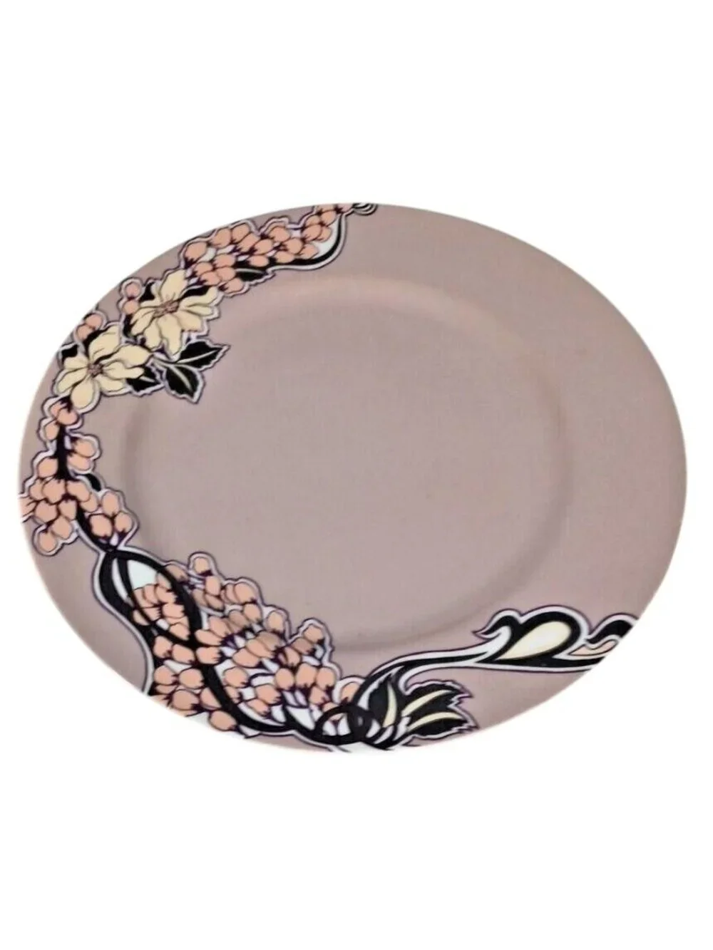 4 Georges Briard Floral Parisienne Art Nouveau Wisteria Floral Dinner Plates